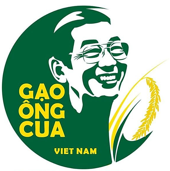 Logo Gạo Ông Cua ST25 của Kỹ Sư Hồ Quang Cua, cha đẻ các loại gạo ST24 và Gạo ST25 đạt giải Quốc Tế